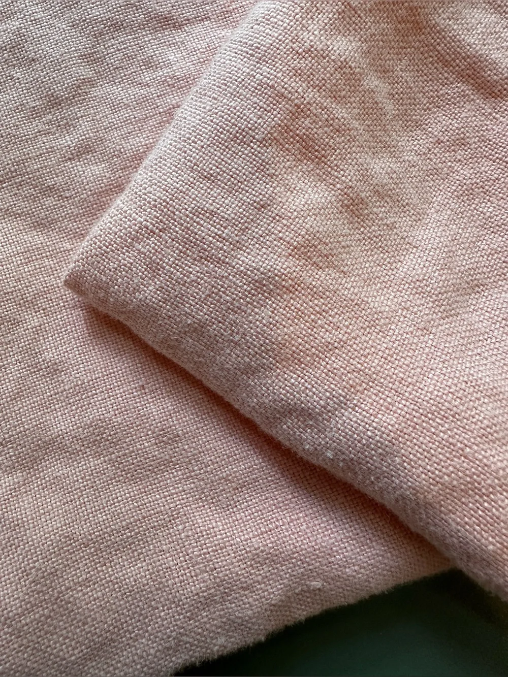 Vintage linen napkins • set of 2 • pink • cloth